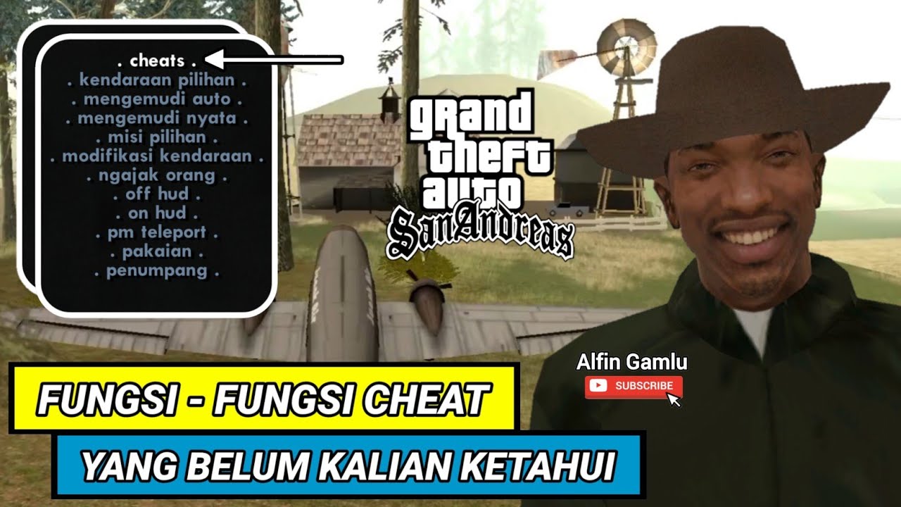 FUNGSI - FUNGSI CHEAT GTA SAN ANDREAS ANDROID YANG TIDAK KALIAN KETAHUI