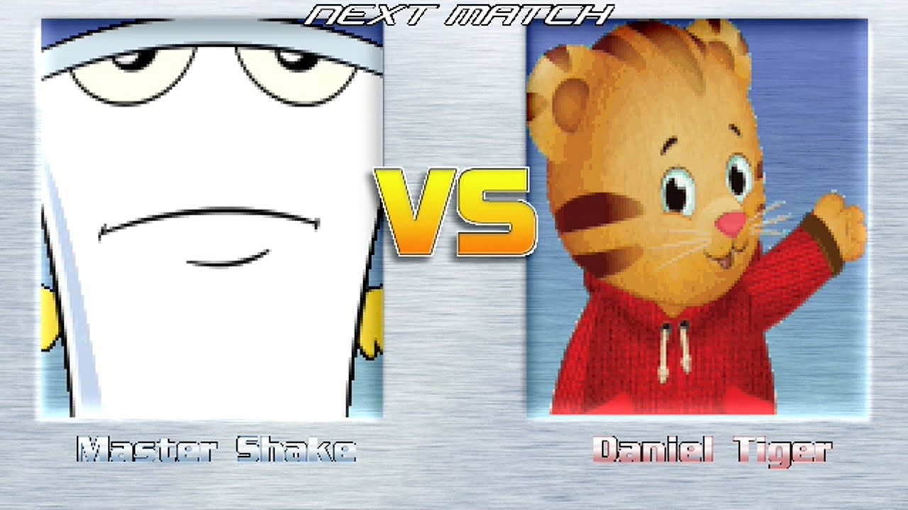 M.U.G.E.N BATTLES | Master Shake vs Daniel Tiger