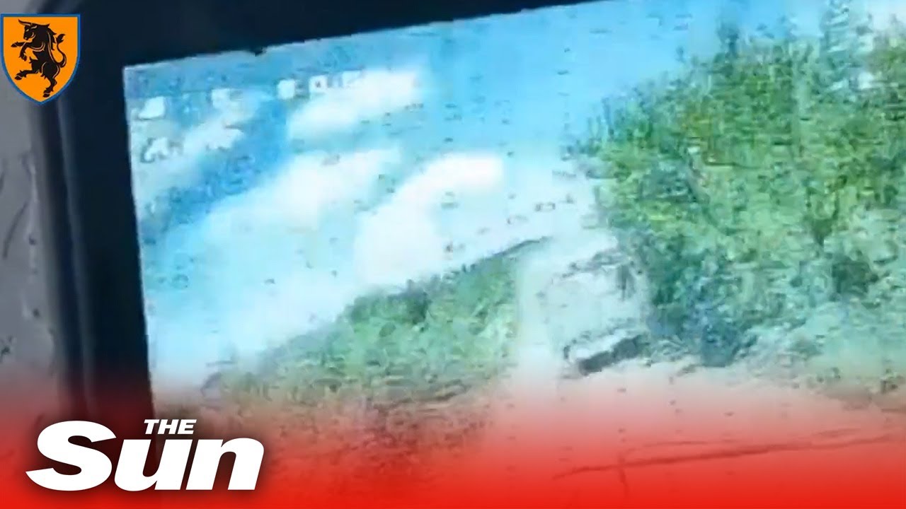 Ukrainian drone operators track down and blow up Russian truck