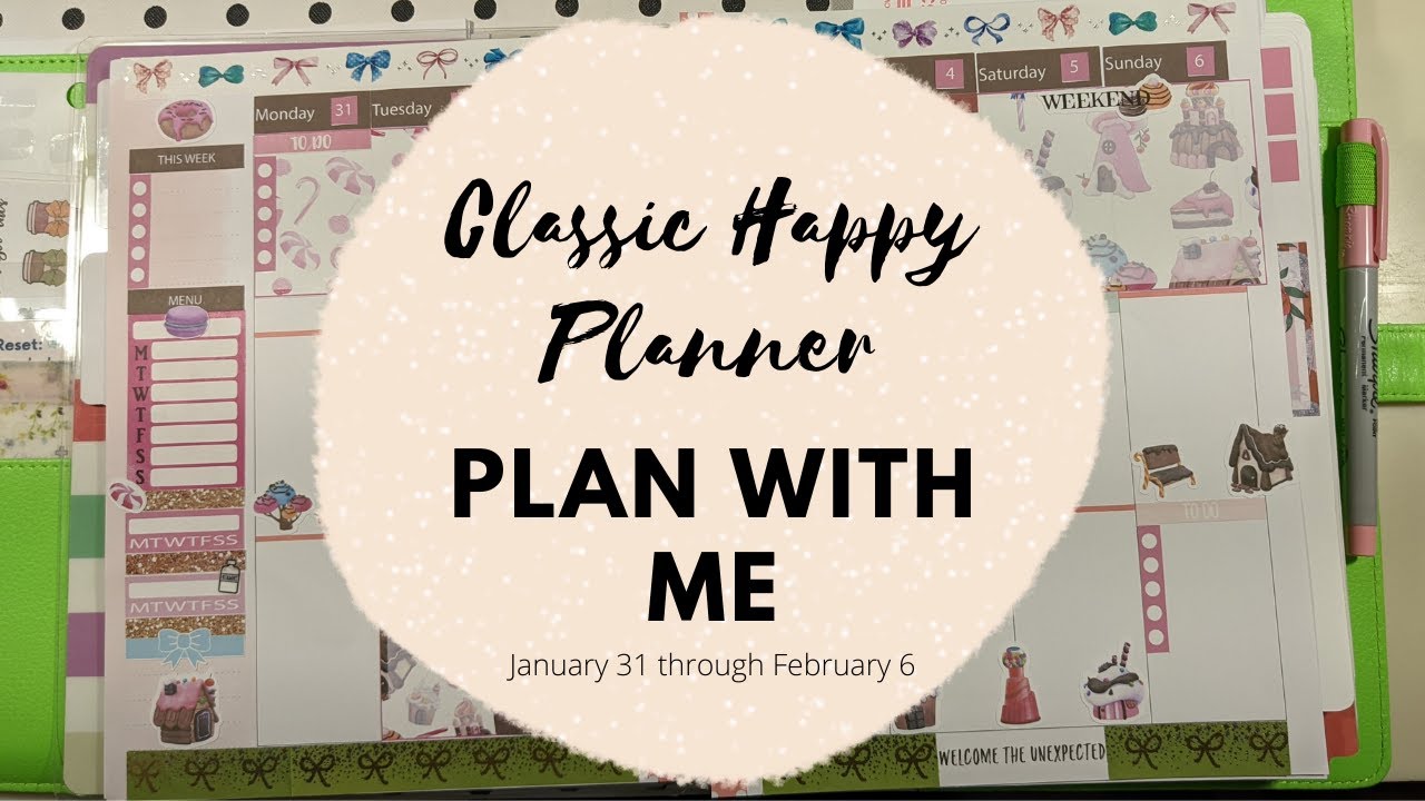 Classic Happy Planner January 31-February 6 Plan With Me