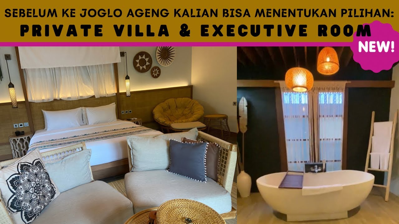 Penginapan nyaman di Guci Tegal Jawa Tengah| Executive Room VS Private Villa Joglo Ageng|Joglo ageng