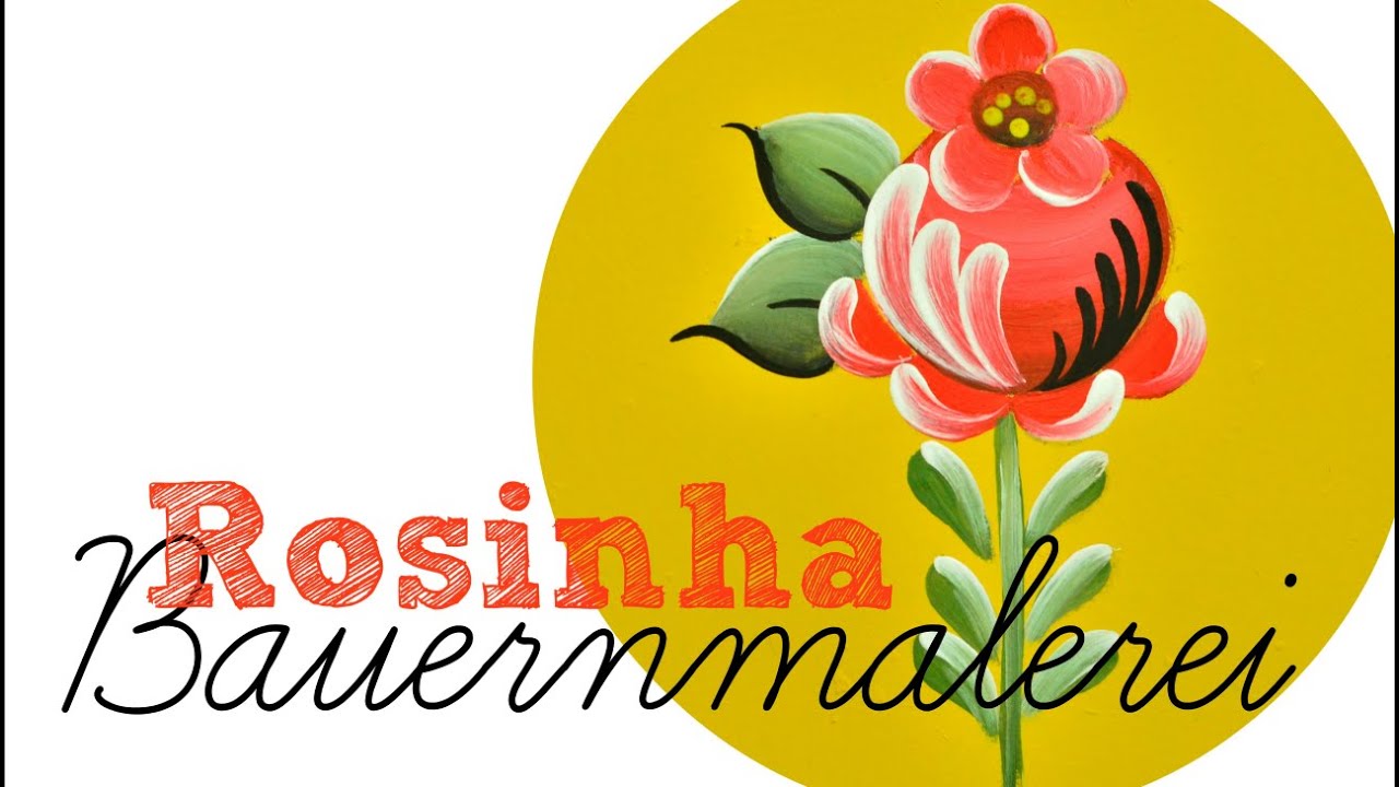 Rosinha Bauernmalerei - Rosa 7