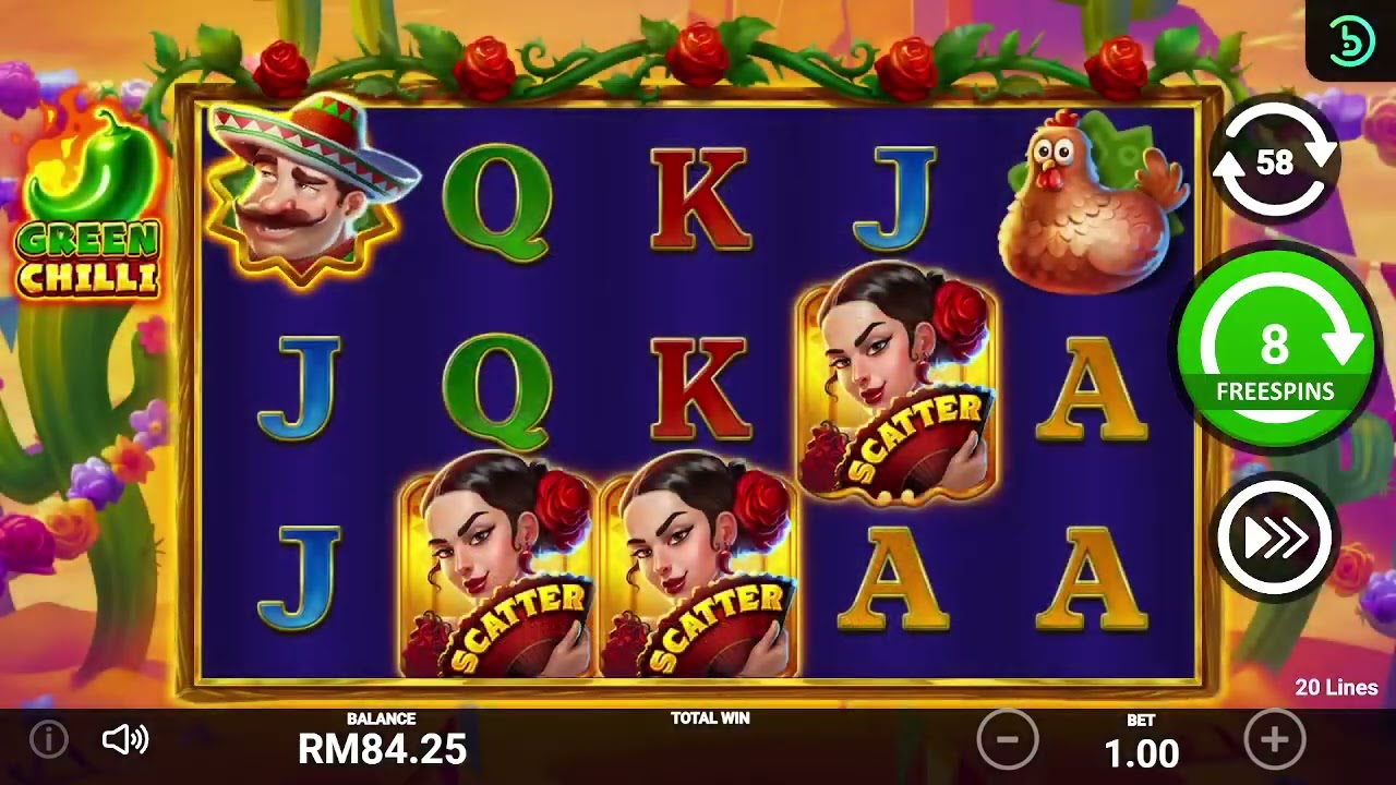 Green Chilli Hold and Win &ndash; 2 Free Spins Triggered | Online Pokie Review (Sugar96)