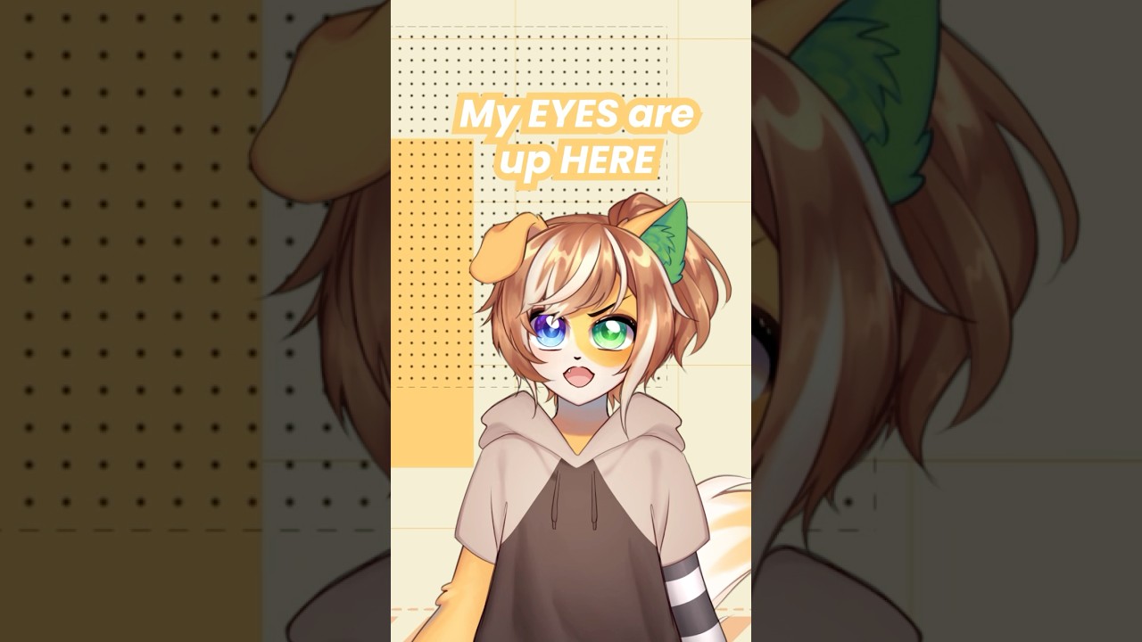 My EYES are up HERE #vtuber #twitch #vtuberclips #entertainment #twitchstreamer #videogames