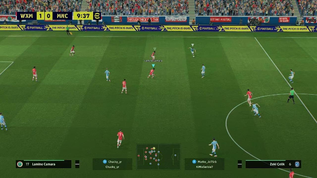 PESICA Liga 3 kolo Wrexham 🆚 Manchester City