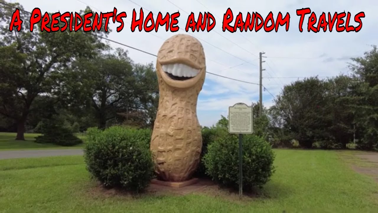 Jimmy Carter's Home in Plains and Future Burial Site plus Road Update