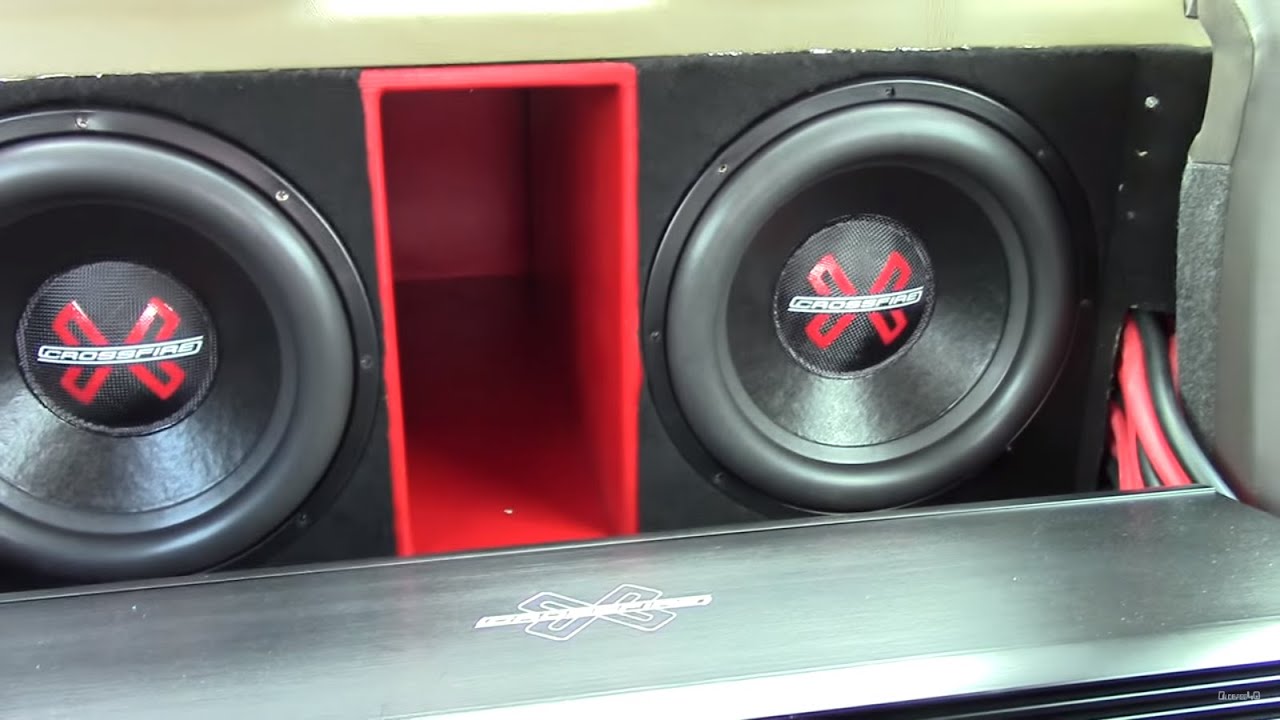 2 CROSSFIRE 15S ON 2 8K AMPS TRUNK MONSTER!