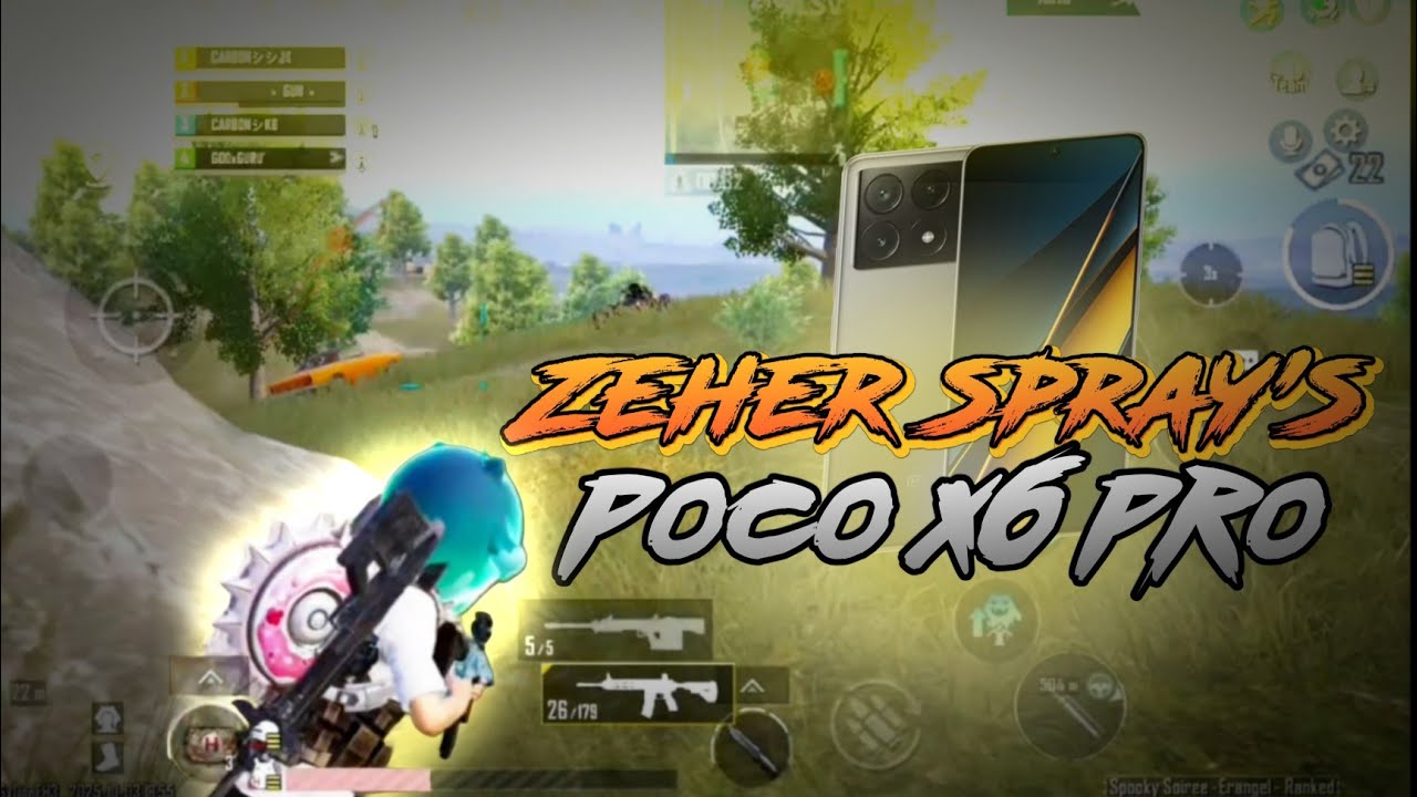 ZEHER SPRAY'S 🔫 POCO X6 PRO 