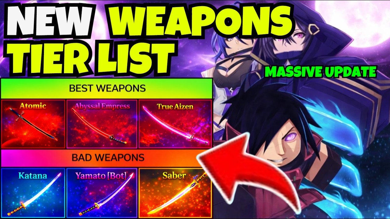 Рейтинг лучших видов оружия/мечей в обновлении Sailor Piece - Масштабное обновление | Roblox