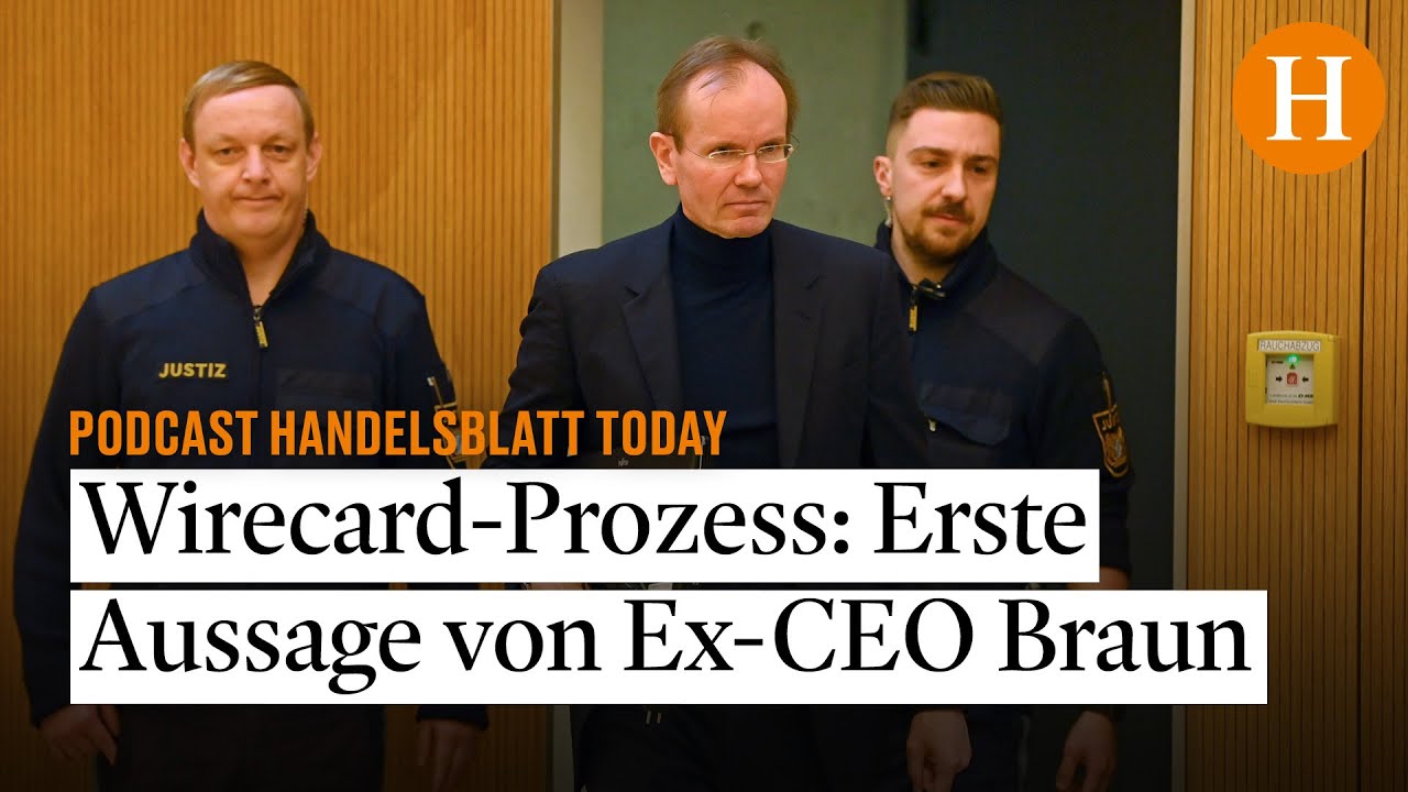 Wirecard-Prozess: Erste Aussage von Ex-CEO Markus Braun
