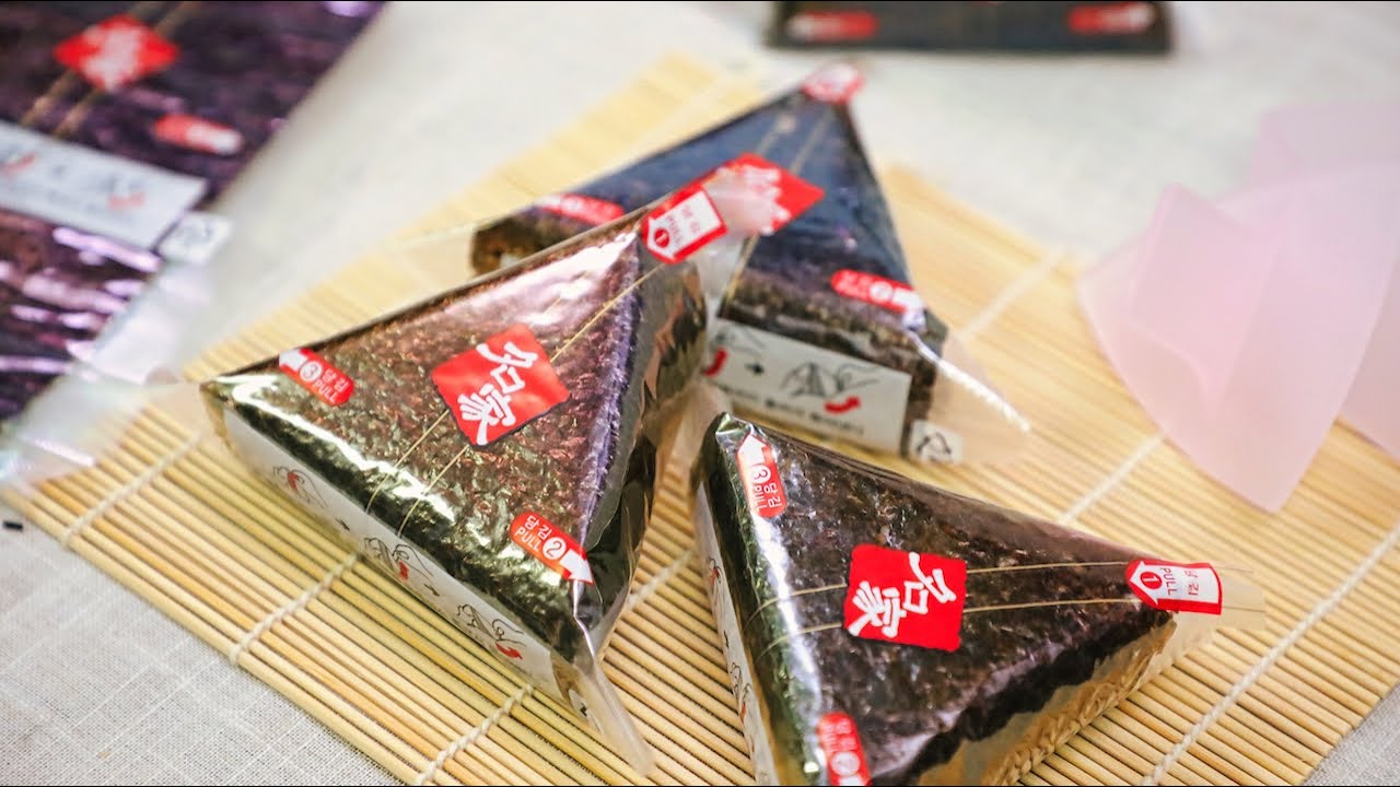 辣吞拿魚三角飯團(紫菜包飯) | Spicy Tuna Mayo Onigiri (Triangle Kimbap) | Onigiri au mayo épicé de thon
