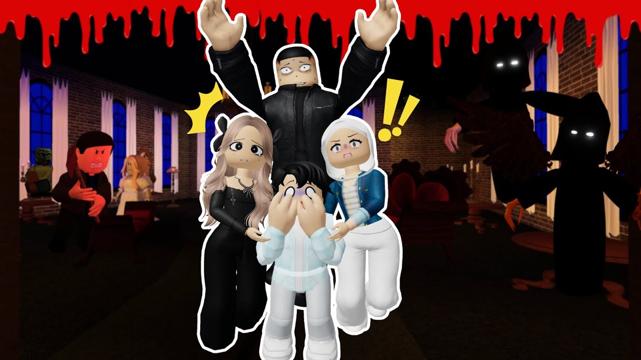 KELUARGA BOKIR MASUK KE RUMAH HANTU | 💖 Tree Tops Park Roblox Indonesia