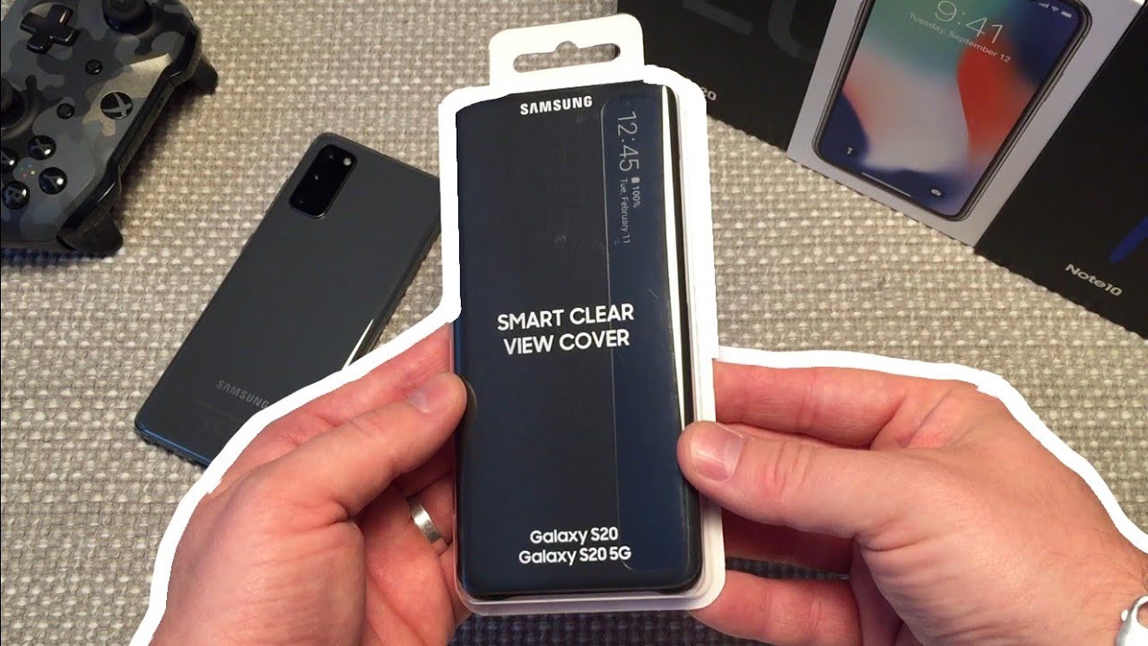 Samsung Galaxy S20 Clear View Smart Cover Unboxing