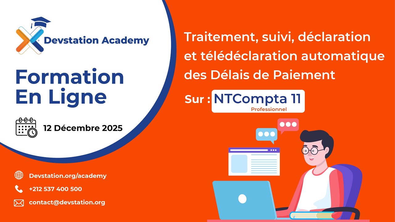Traitement, suivi, déclaration et télédéclaration automatique des Délais de Paiement sur NTCompta 11
