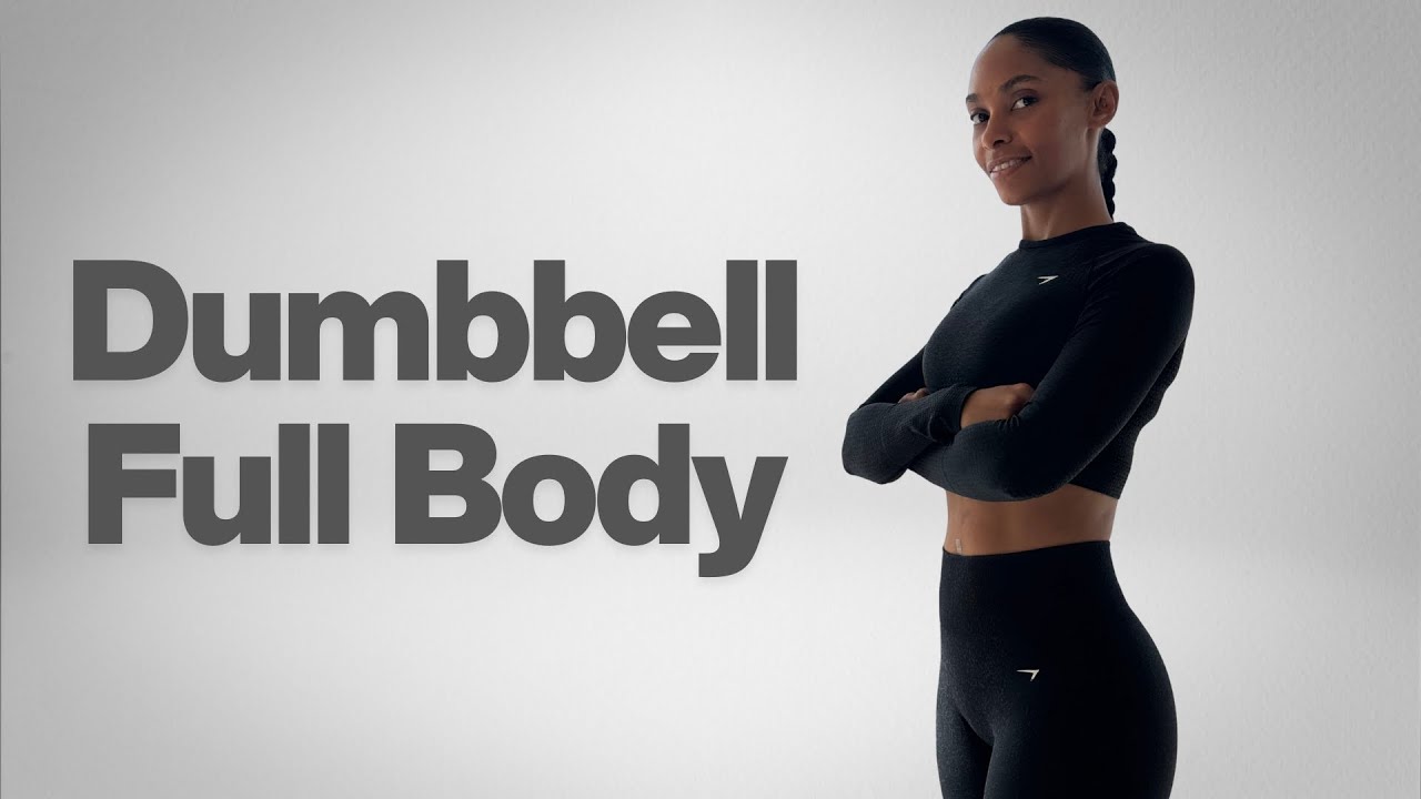 20 Minute Full Body Dumbbell Workout at Home