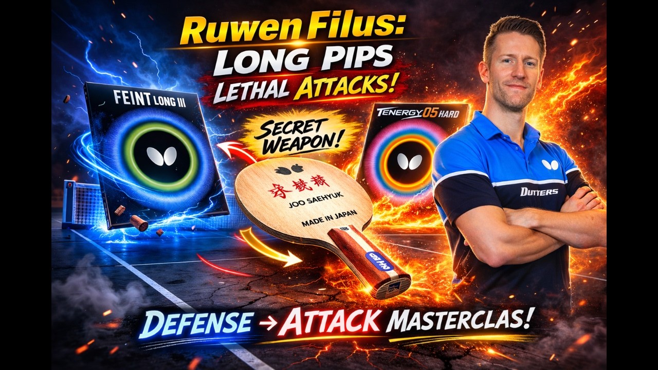 Long Pips Pro Defensive Specialist - Ruwen Filus | Master Defensive Table Tennis Techniques