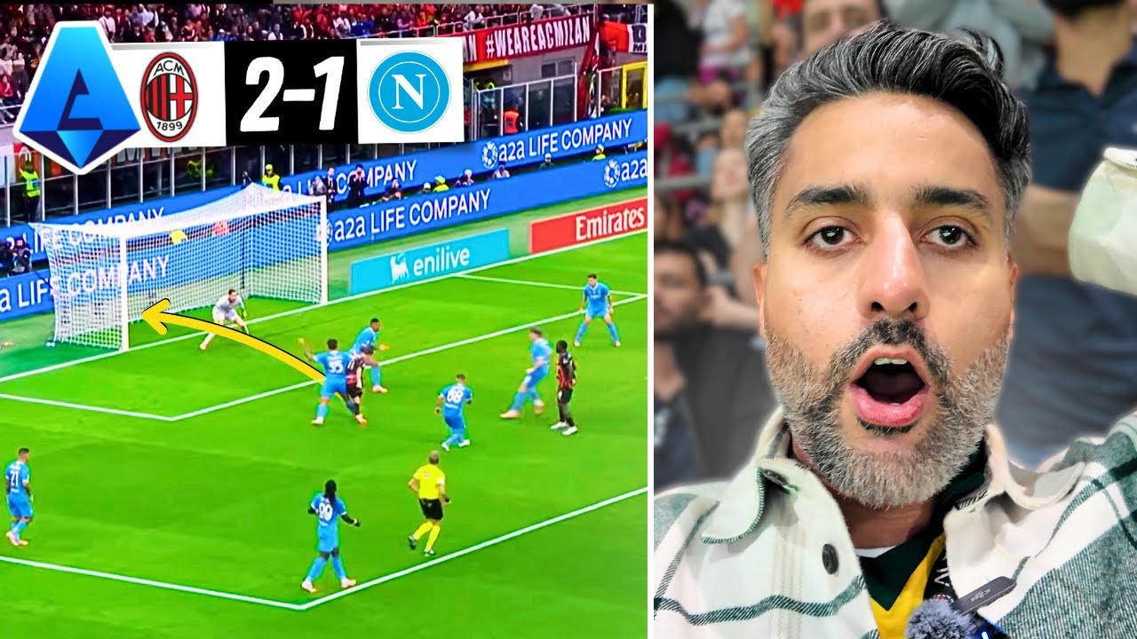 Milan Napoli DRAMATIC Clash From the San Siro Sidelines!