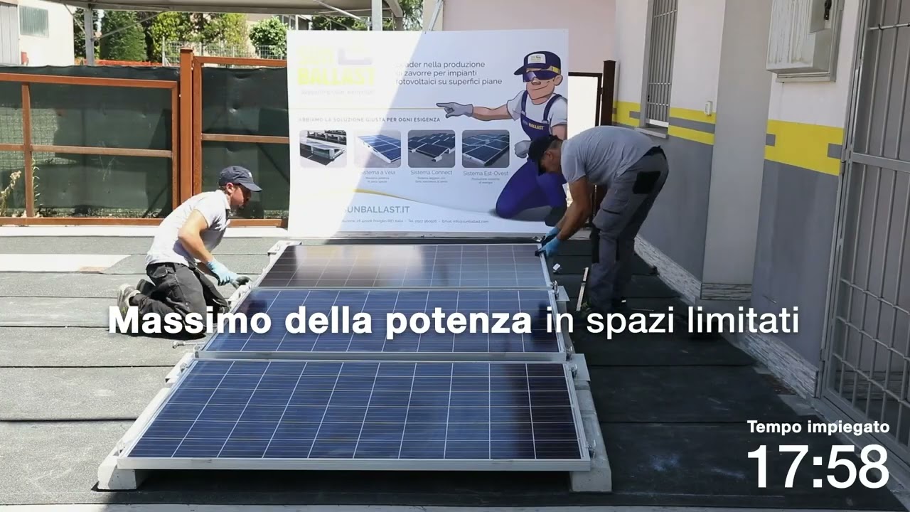 Sun Ballast - Installazione sistema a Vela 5°