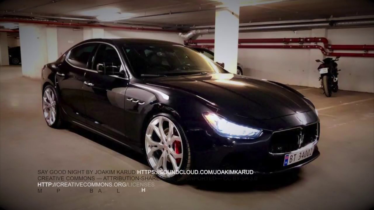 Black Maserati Ghibli SQ4 on Novitec NM1 silver 22