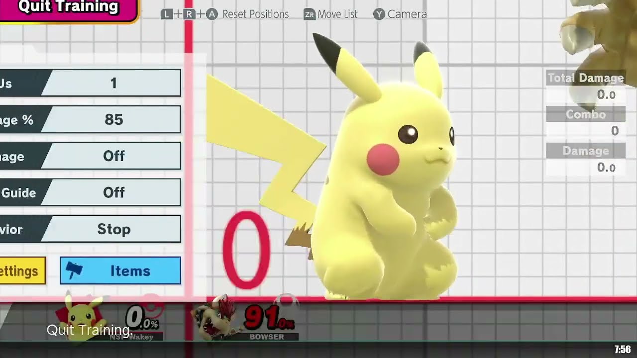 Wakey Lab #1 Footstool UpB (Mario to Mewtwo)