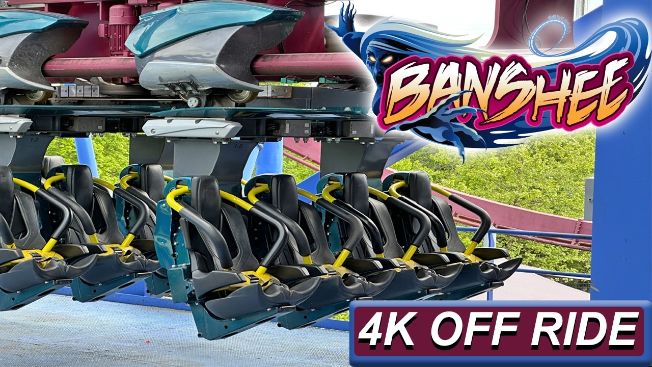 Banshee (4K OFF Ride POV)- Kings Island, Mason, OH