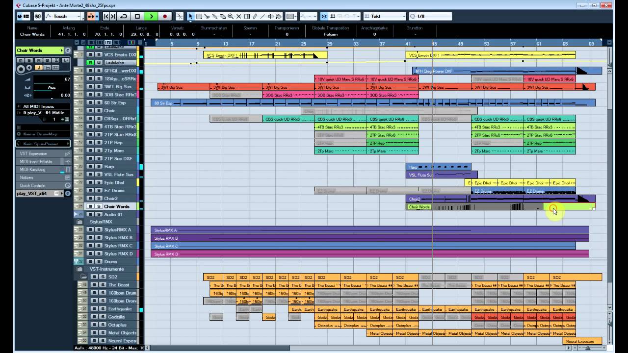 Ante Mortem - Epic Orchestra with Cubase 5 / EWQLSO / Stormdrum 2 / EWQLSC