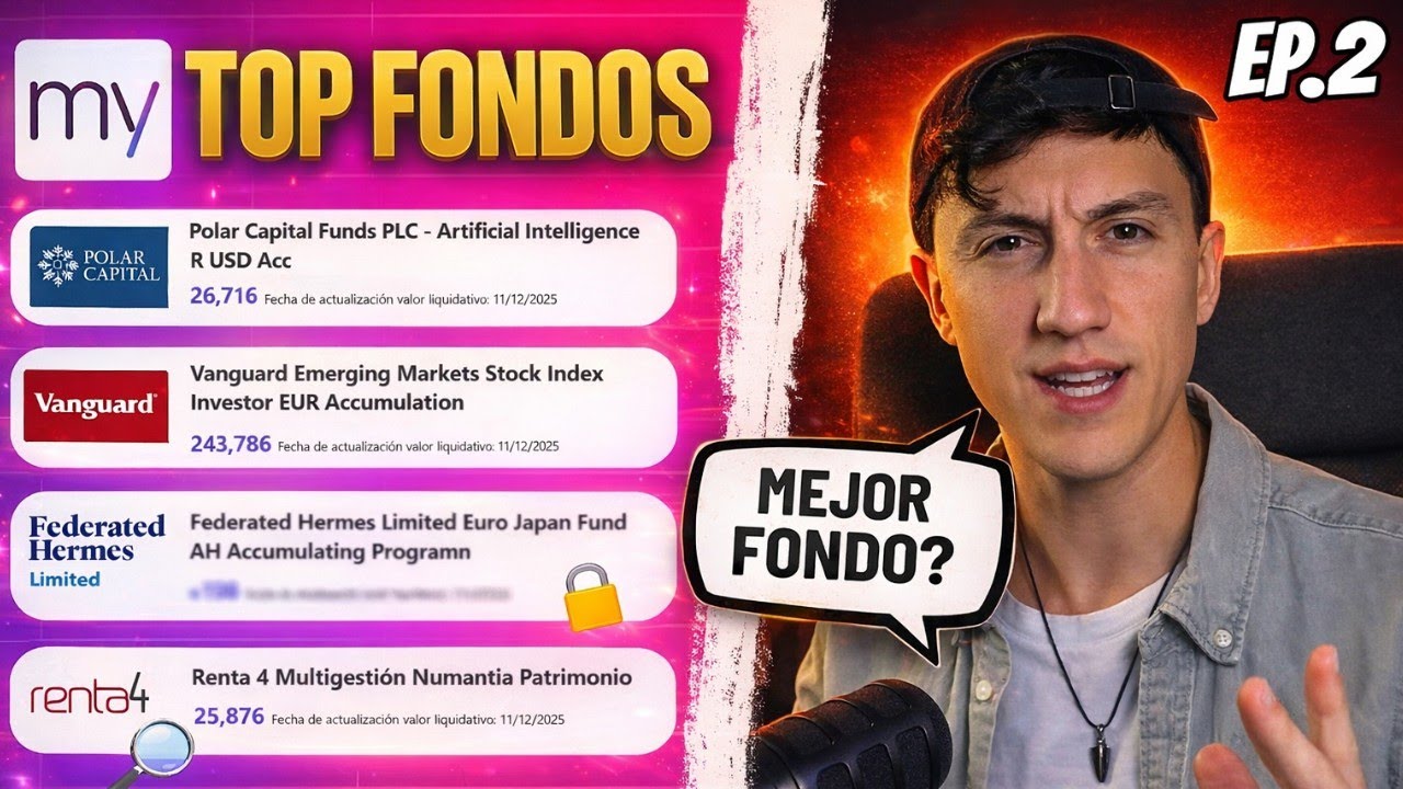 TOP 10 Fondos de MyInvestor para 2026 📈 | Mi Cartera REAL (Indexados + Tem&aacute;ticos)