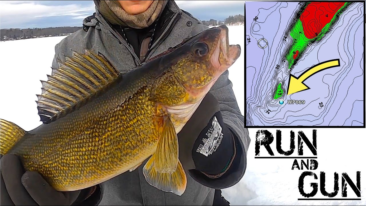 Ice Fishing My FAVORITE Walleye Pattern!