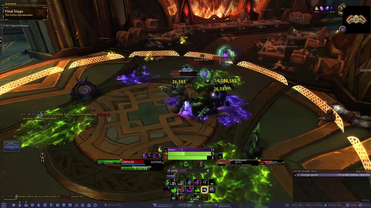 Demonology Warlock Class Challenge Scenario