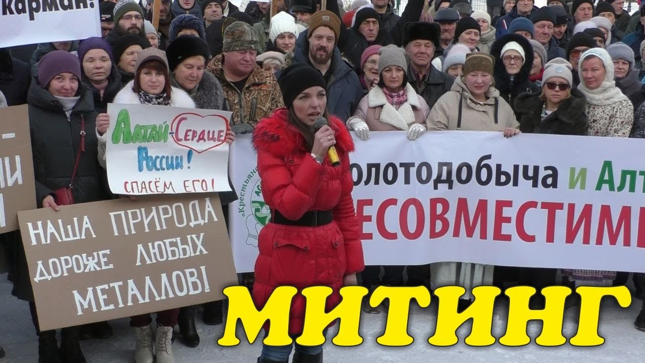 Митинг #против_золотодобычи. Село Солонешное 15.12.2024. Обращение к Президенту РФ В.В. Путину