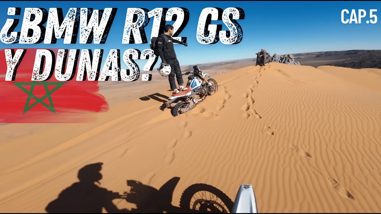 ENTRE  DUNAS CON LAS BMW R12 GS EN MERZOUGA