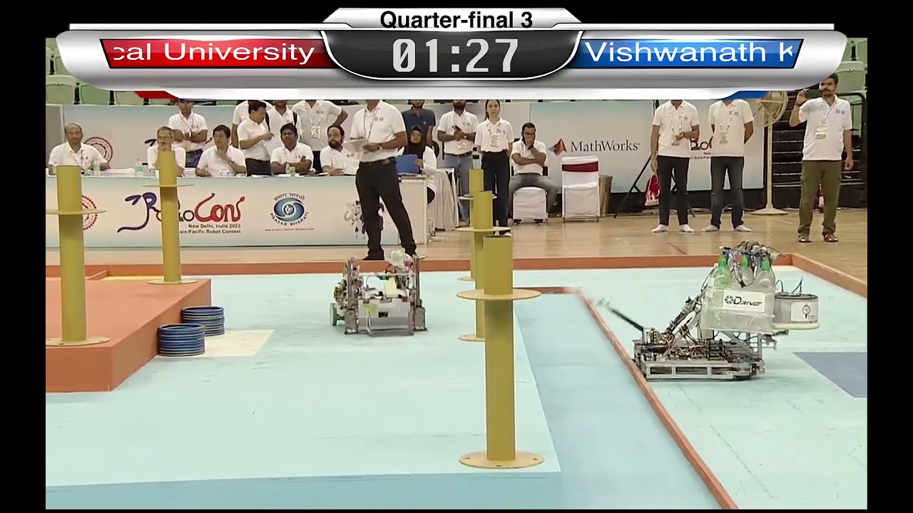 ABU Robocon 2023 India: COEP vs MIT Quarter Final