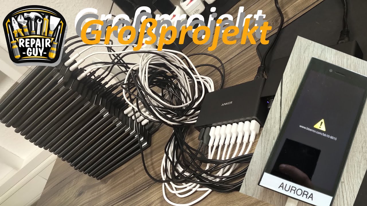 24x Blackberry Leap = Großprojekt | 90% ein Problem