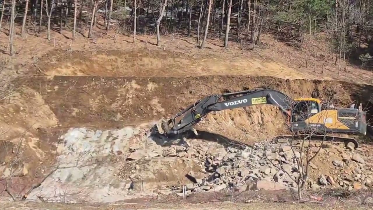무진동암파쇄공법 발파대안공법 팽창성몰탈을 이용한 암반굴착 암파쇄공법 유석토건주식회사 010-8878-6627
