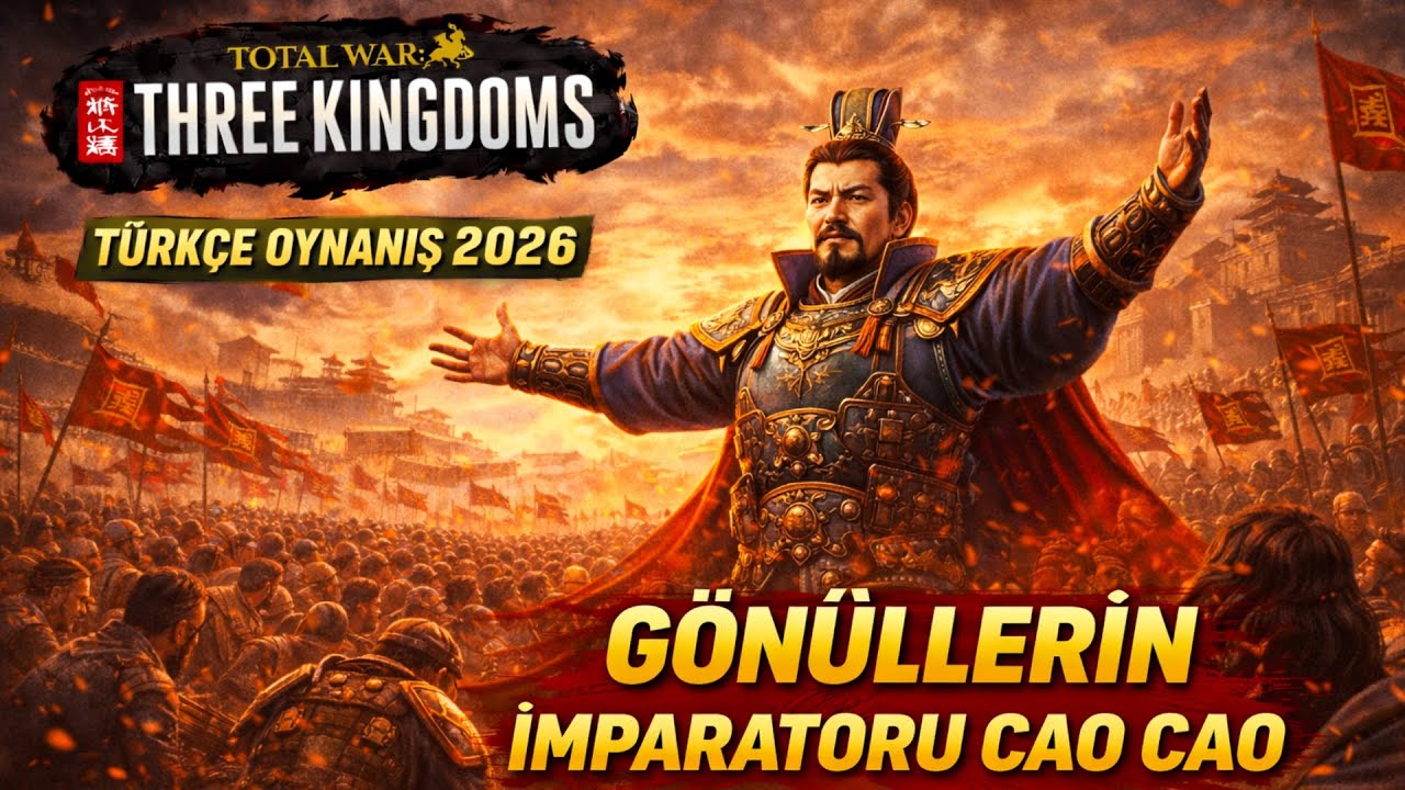 GÖNÜLLERİN İMPARATORU CAO CAO / Total War Three Kingdoms Türkçe Oynanış 2026 - Bölüm 7