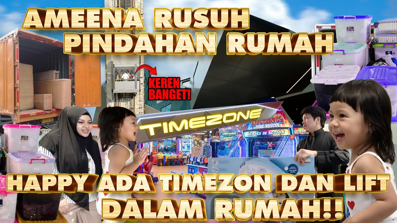 AMEENA Shock ada Timezone dan Lift di dalam Rumah !!!