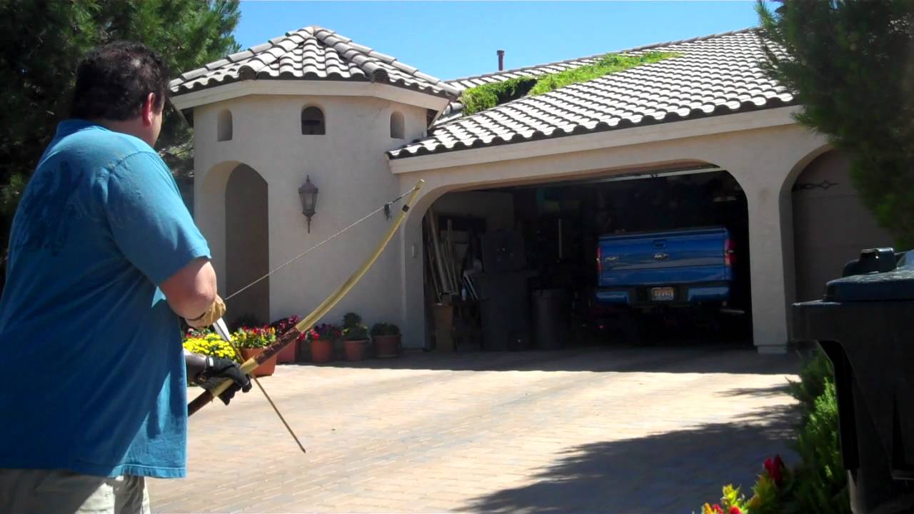Traditional Longbow: 58" Mulberry w/ Copperhead Backing