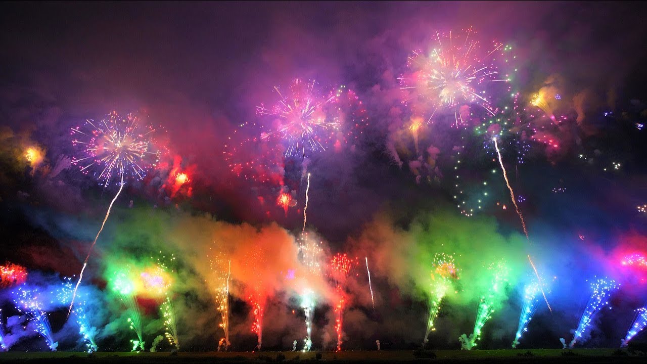 【4K】2018 神明の花火 グランドフィナーレ♪♪♪【JAPAN】