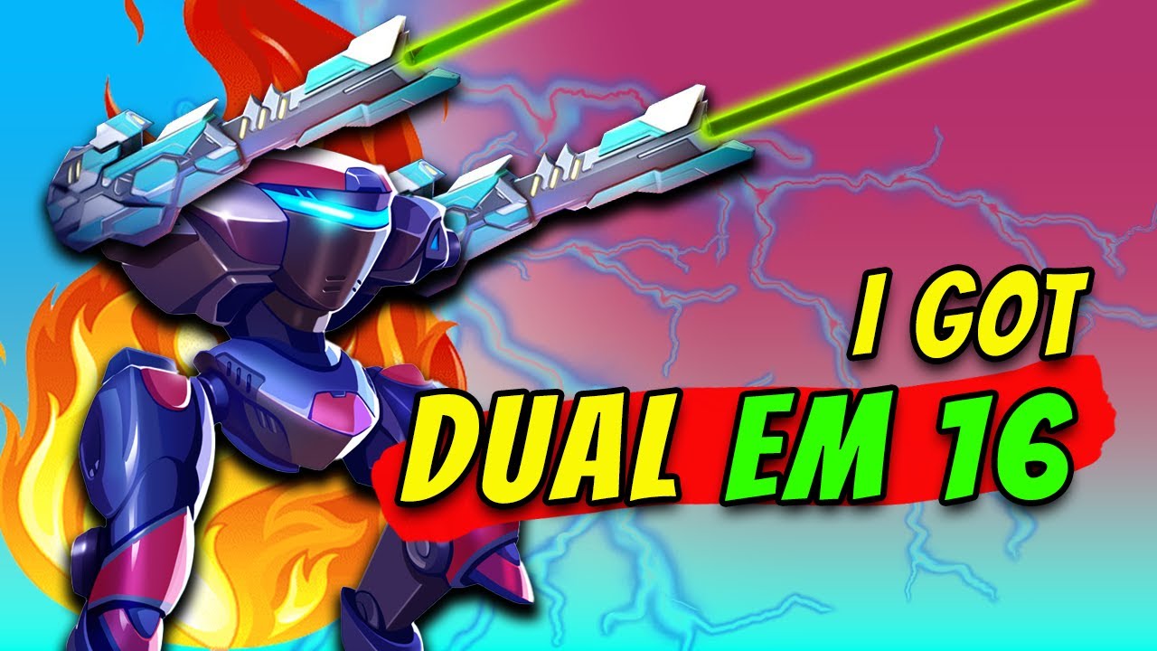 I Got Dual Copies of EM Rifle 16 -  Mech Arena
