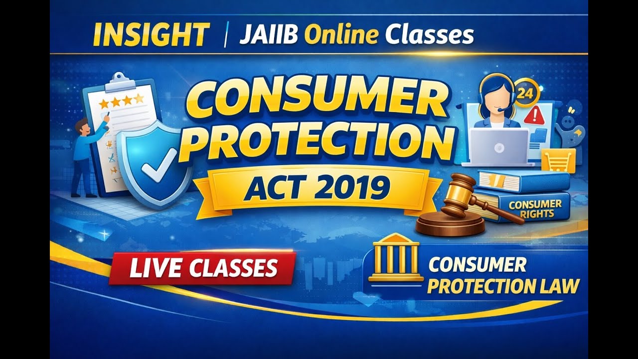 CONSUMER PROTECTION ACT 2019  | JAIIB ONLINE COACHING AND BANKING AWARENESS Ph:8888388333