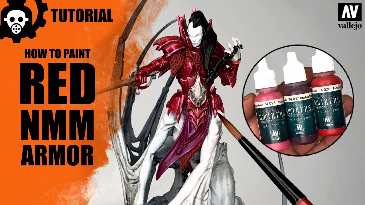 HOW To Paint Red NMM Armor | Warhammer Age of Sigmar | Miniature Painting | Vallejocolors | 2021