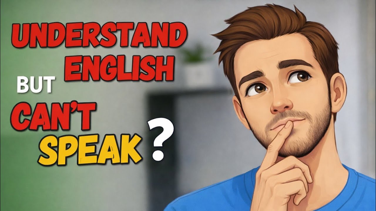 Understand English But Can't Speak? Here's Why🤔!