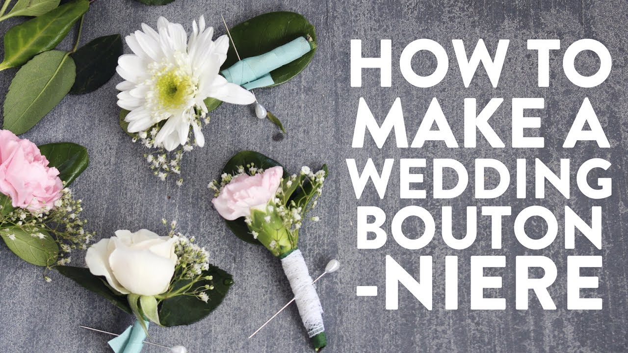 How to Make a Boutonniere
