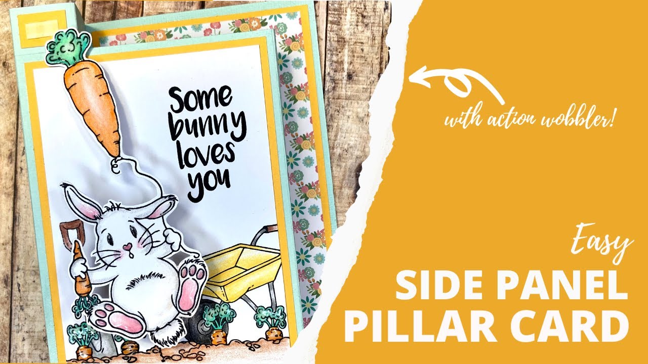 Side Panel Pillar card WITH a WOBBLER!!! NO Dies NEEDED Either.