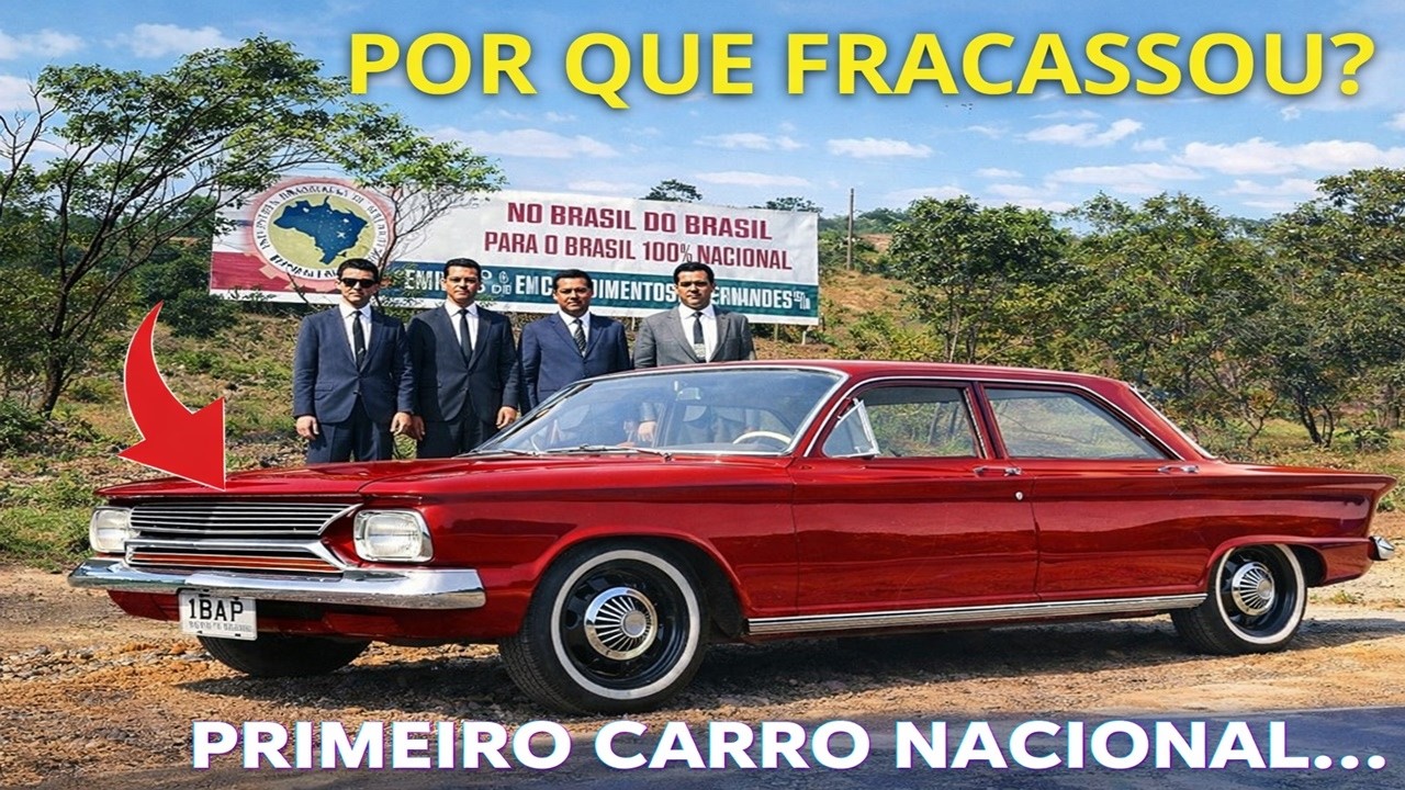 O Primeiro CARRO 100% BRASILEIRO - História do IBAP PRESIDENTE DEMOCRATA