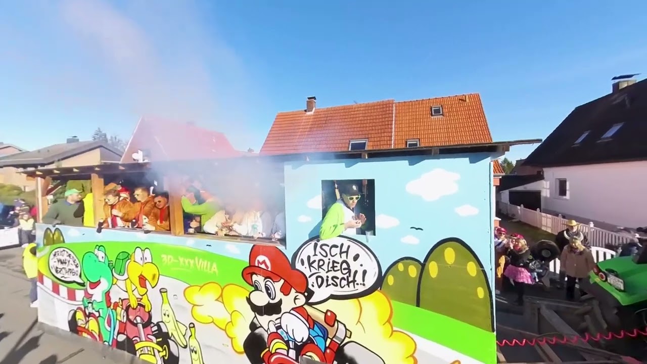 Sprakel Karneval 2024 Umzug - Tausende beim Karnevalsumzug in Münster-Sprakel