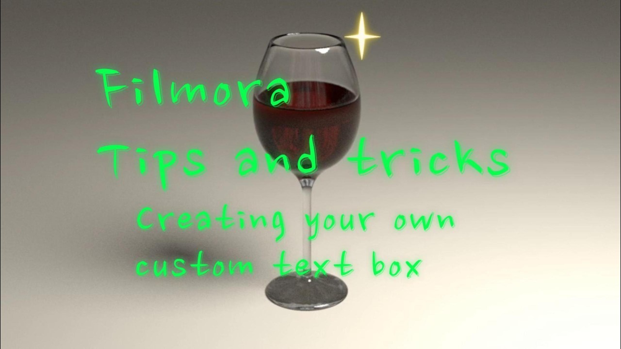 Creating your own Custom Text Box