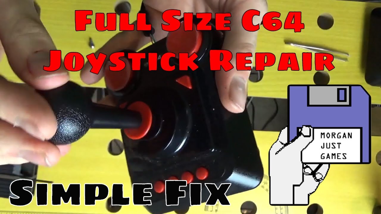Full Size C64 / Maxi Joystick Repair Video - Simple Fix