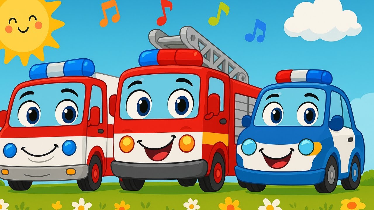 Lala Kinderlieder: Rettungswagen, Feuerwehr & Polizeiauto – Mitmachlied für Kinder