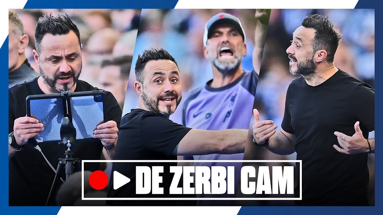 De Zerbi Cam: Roberto Marks 50th Game In Charge Against Liverpool